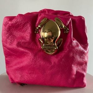 Marc Jacobs “Rana” pouch- neon pink